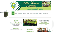 Desktop Screenshot of maddenwomensgolf.org